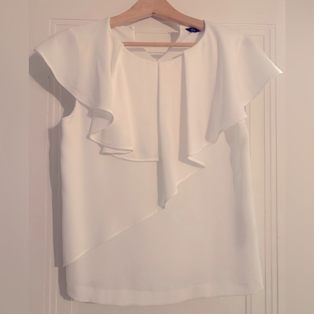 Zara ruffle blouse
